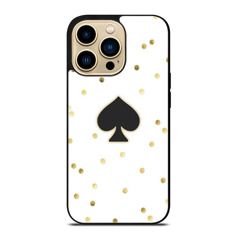 KATE SPADE NEW YORK LOGO GOLD iPhone 14 Pro Max Case Cover