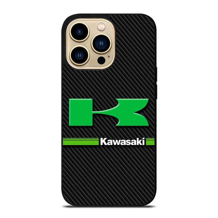 KAWASAKI LOGO CARBOON iPhone 14 Pro Max Case Cover