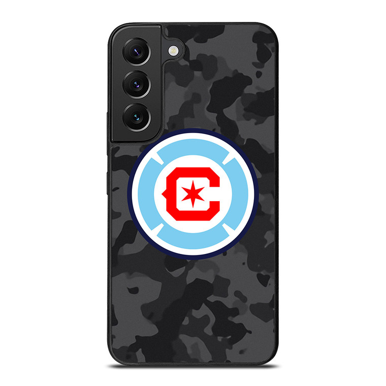 CHICAGO FIRE MLS BLACK CAMO Samsung Galaxy S22 Plus Case Cover