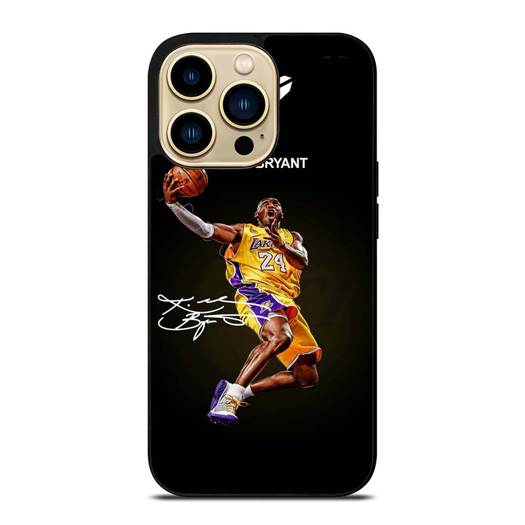 KOBE BRYANT LA LAKERS SIGNATURE iPhone 14 Pro Max Case Cover