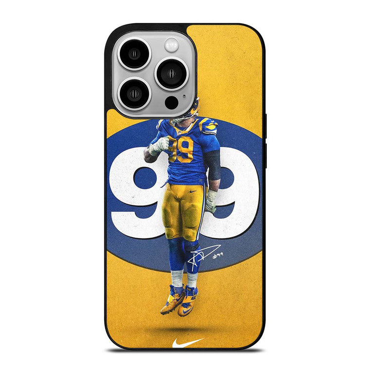 AARON DONALD 99 LOS ANGELES RAMS  iPhone 14 Pro Case Cover AARON DONALD 99 LOS ANGELES RAMS  iPhone 14 Pro Case Cover