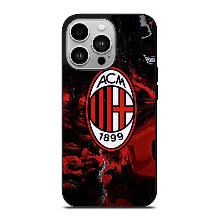 AC MILAN MARBLE LOGO iPhone 14 Pro Case Cover