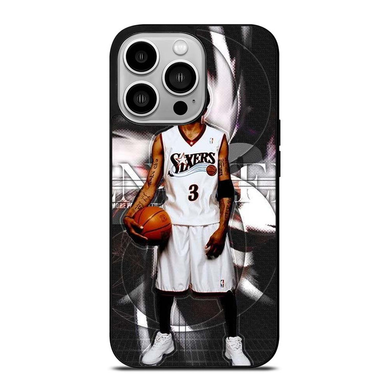 ALLEN IVERSON 3 SIXERS NBA iPhone 14 Pro Case Cover ALLEN IVERSON 3 SIXERS NBA iPhone 14 Pro Case Cover