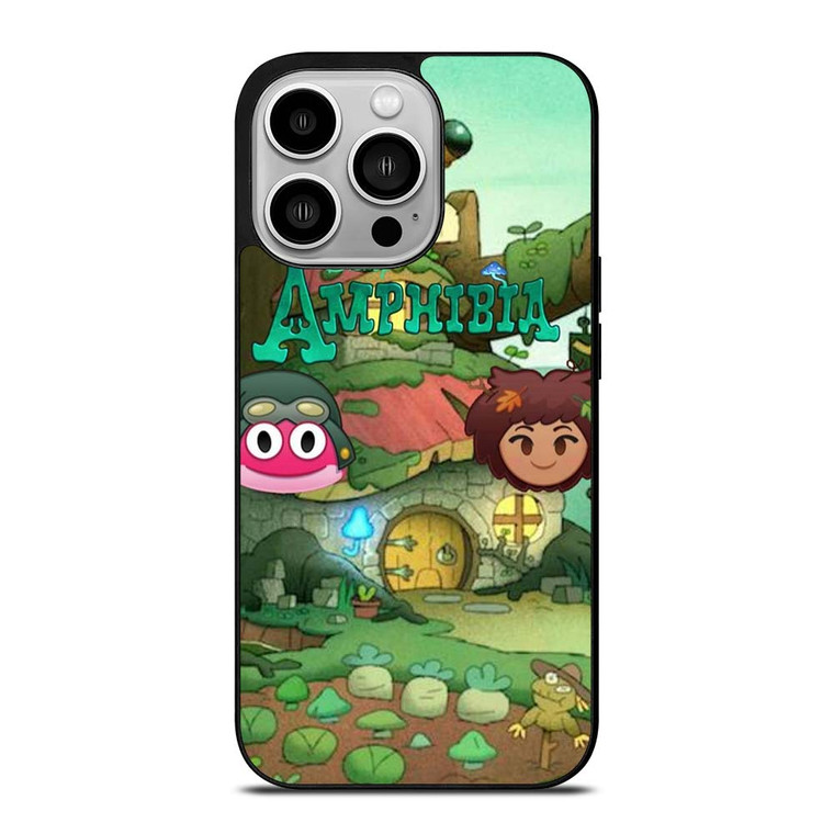 AMPHIBIA CARTOON EMOJI iPhone 14 Pro Case Cover