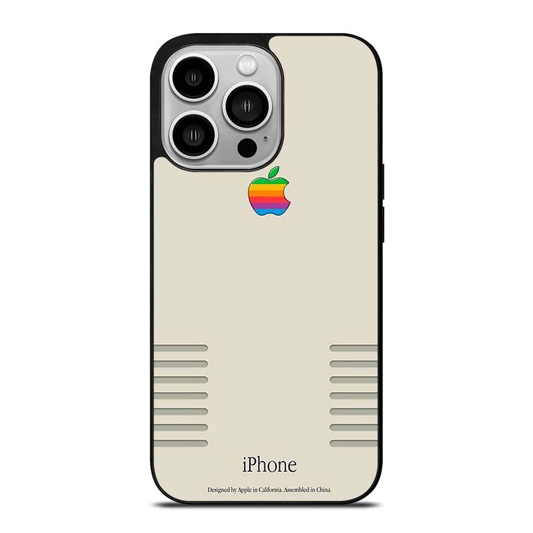 APPLE LOGO RETRO iPhone 14 Pro Case Cover
