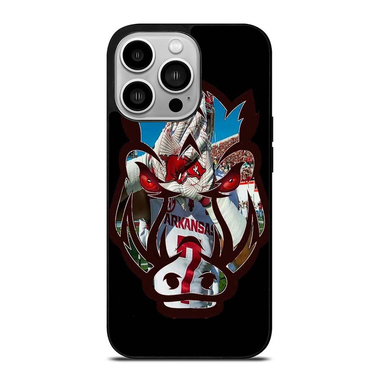 ARKANSAS RAZORBACKS PICT iPhone 14 Pro Case Cover