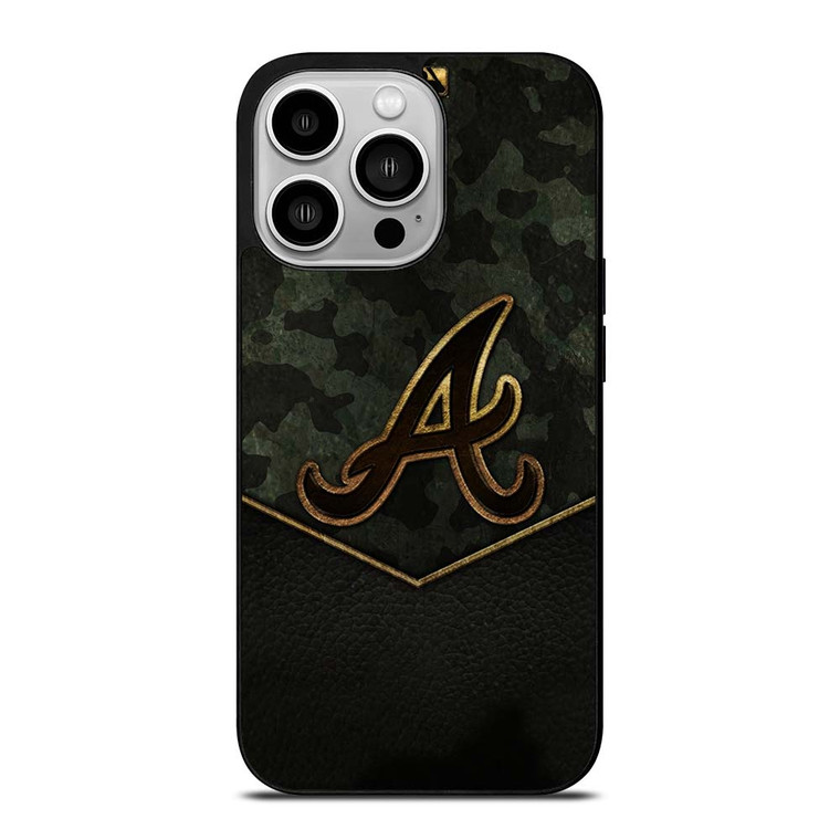 ATLANTA BRAVES EMBLEM iPhone 14 Pro Case Cover