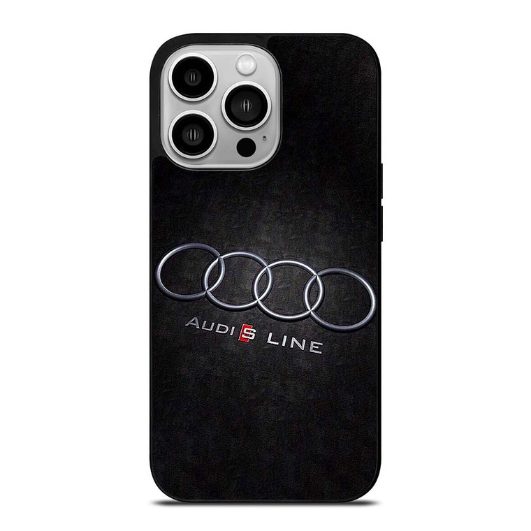 AUDI S LINE CAR EMBLEM iPhone 14 Pro Case Cover