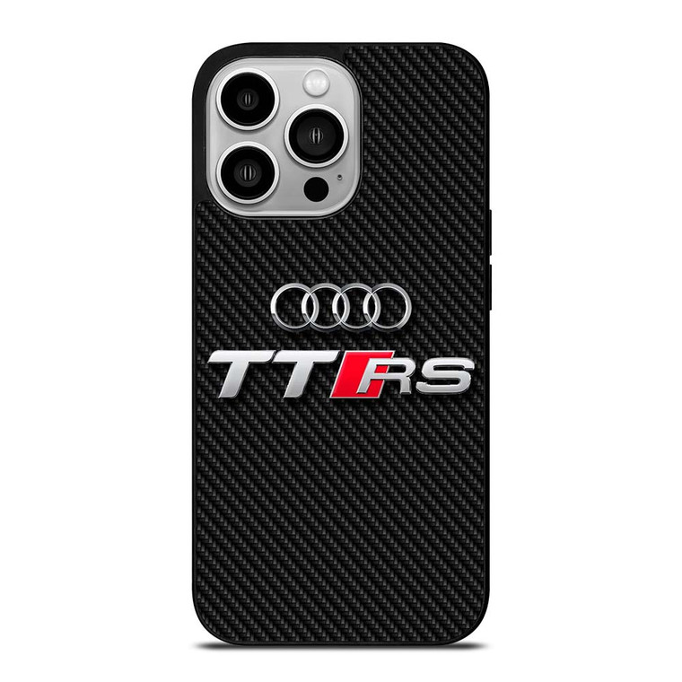 AUDI TT RS CARBON LOGO iPhone 14 Pro Case Cover