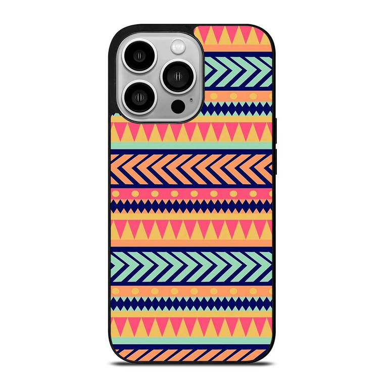 AZTEC TRIBAL PATTERN iPhone 14 Pro Case Cover
