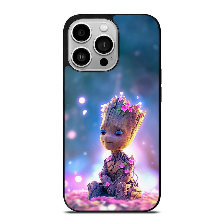 BABY GROOT FLOWER iPhone 14 Pro Case Cover