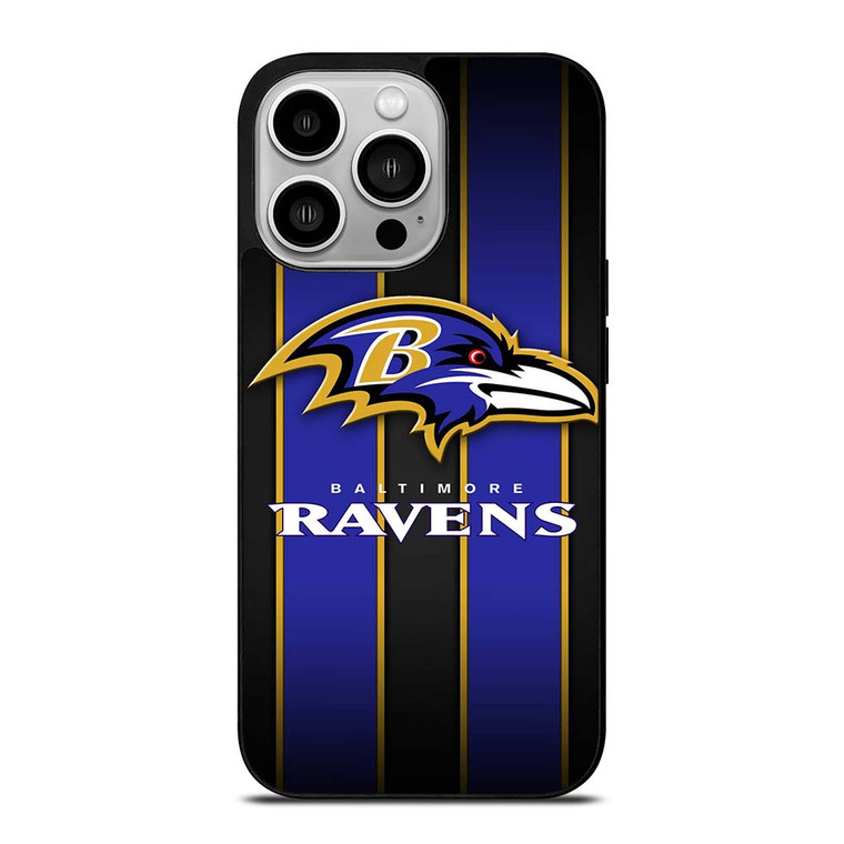 BALTIMORE RAVENS NFL STRIPE LOGO iPhone 14 Pro Case Cover BALTIMORE RAVENS NFL STRIPE LOGO iPhone 14 Pro Case Cover