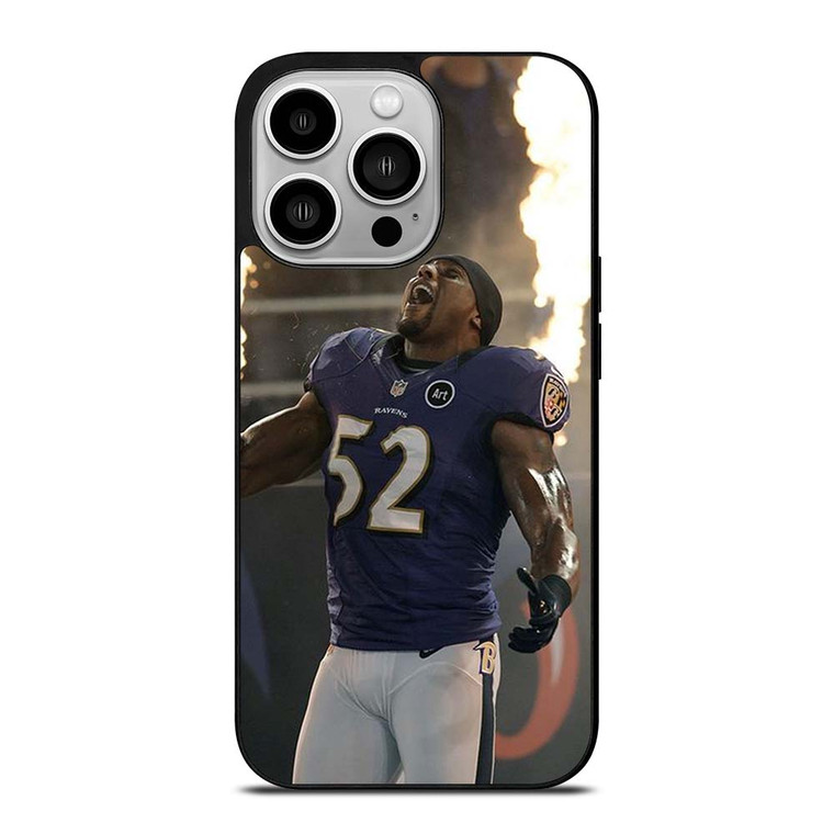 BALTIMORE RAVENS RAY LEWIS NFL iPhone 14 Pro Case Cover