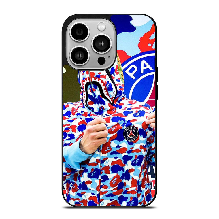 BAPE CAMO PARIS SAINT GERMAIN iPhone 14 Pro Case Cover BAPE CAMO PARIS SAINT GERMAIN iPhone 14 Pro Case Cover