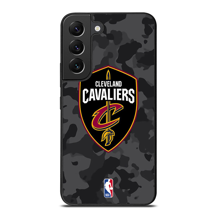 CLEVELAND CAVALIERS BLACK CAMO Samsung Galaxy S22 Plus Case Cover