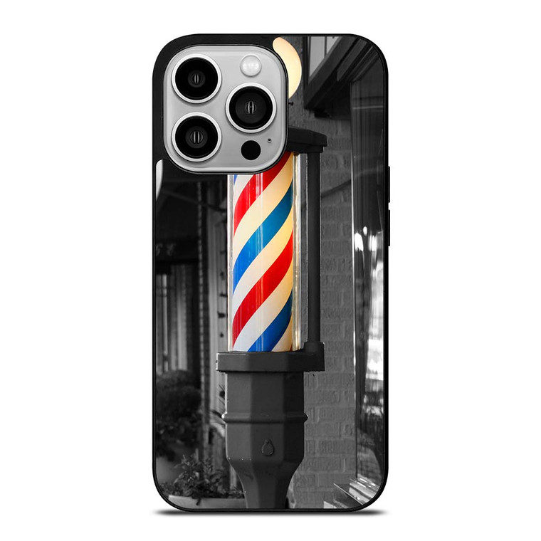 BARBER POLE HAIR CUT iPhone 14 Pro Case Cover