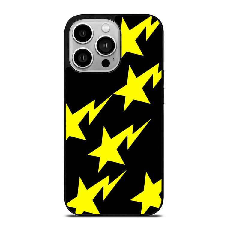 BATHING APE BAPESTA STAR iPhone 14 Pro Case Cover BATHING APE BAPESTA STAR iPhone 14 Pro Case Cover