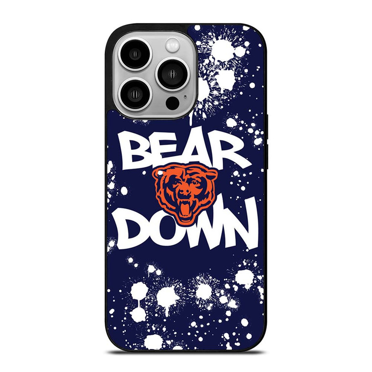 BEAR DOWN CHICAGO BEARS 2 iPhone 14 Pro Case Cover