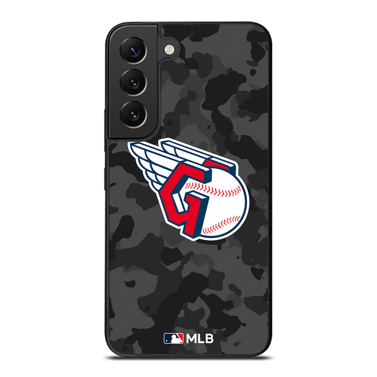 CLEVELAND GUARDIANS BASEBALL BLACK CAMO Samsung Galaxy S22 Plus Case Cover