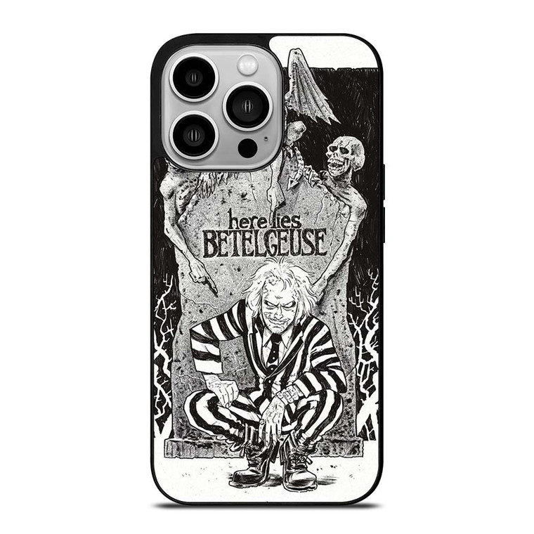 BEETLEJUICE TIM BURTON ART iPhone 14 Pro Case Cover