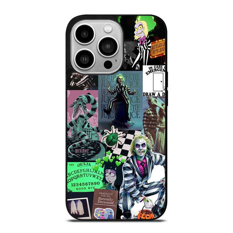 BEETLEJUICE TIM BURTON COLLAGE iPhone 14 Pro Case Cover