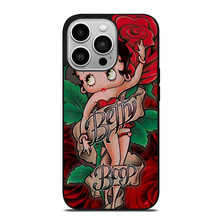 BETTY BOOP ROSE iPhone 14 Pro Case Cover