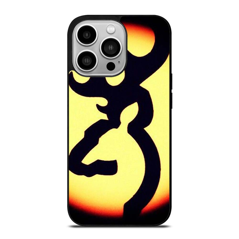 BROWNING SILHOUETTE LOGO iPhone 14 Pro Case Cover
