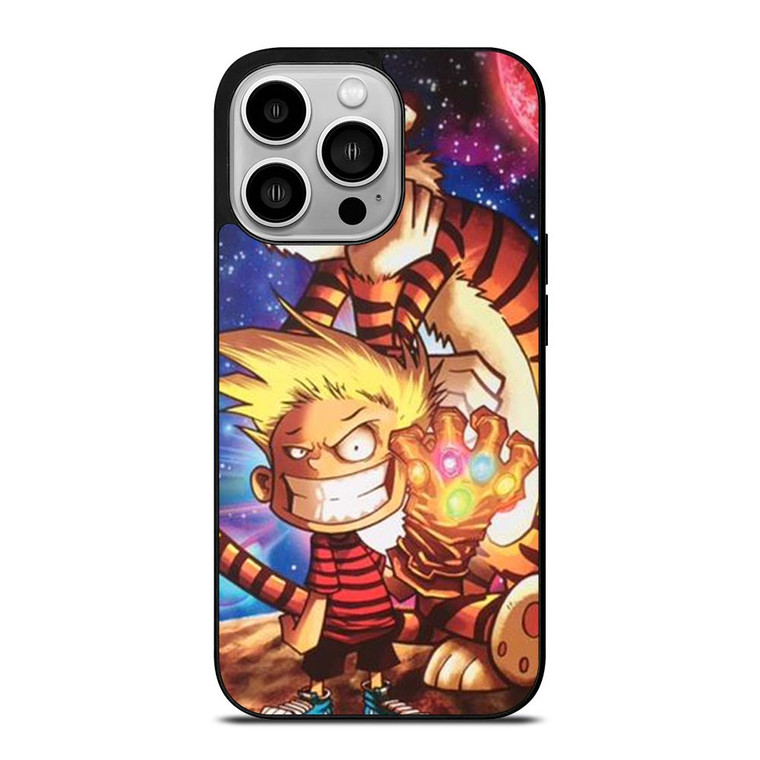 CALVIN AND HOBBES INFINITY GAUNTLET iPhone 14 Pro Case Cover