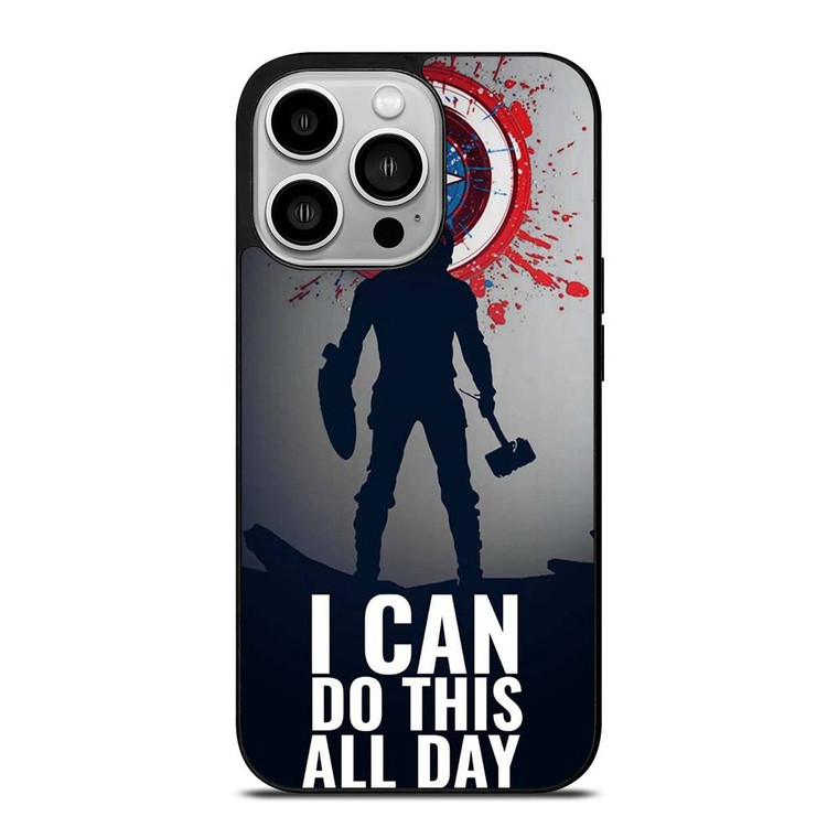 CAPTAIN AMERICA QUOTE iPhone 14 Pro Case Cover