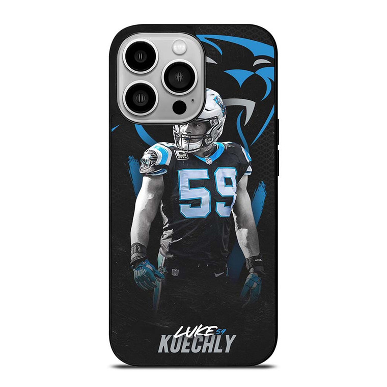 CAROLINA PANTHERS LUKE KUECHLY iPhone 14 Pro Case Cover