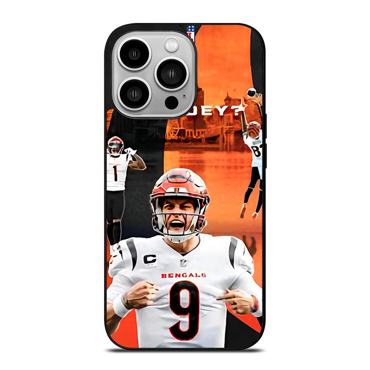 CINCINNATI BENGALS NFL JOE BURROW iPhone 14 Pro Case Cover