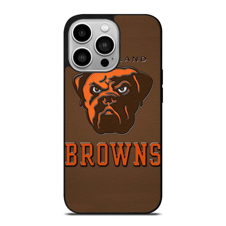 CLEVELAND BROWNS DOG NFL MASCOT iPhone 14 Pro Case Cover