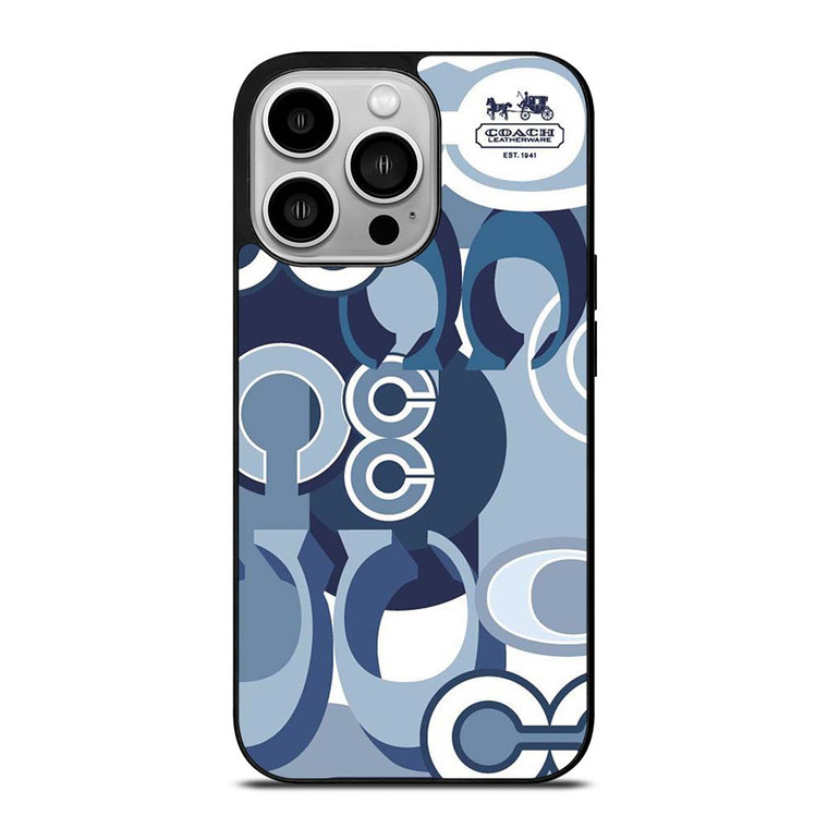 COACH LEATHERWARE iPhone 14 Pro Case Cover
