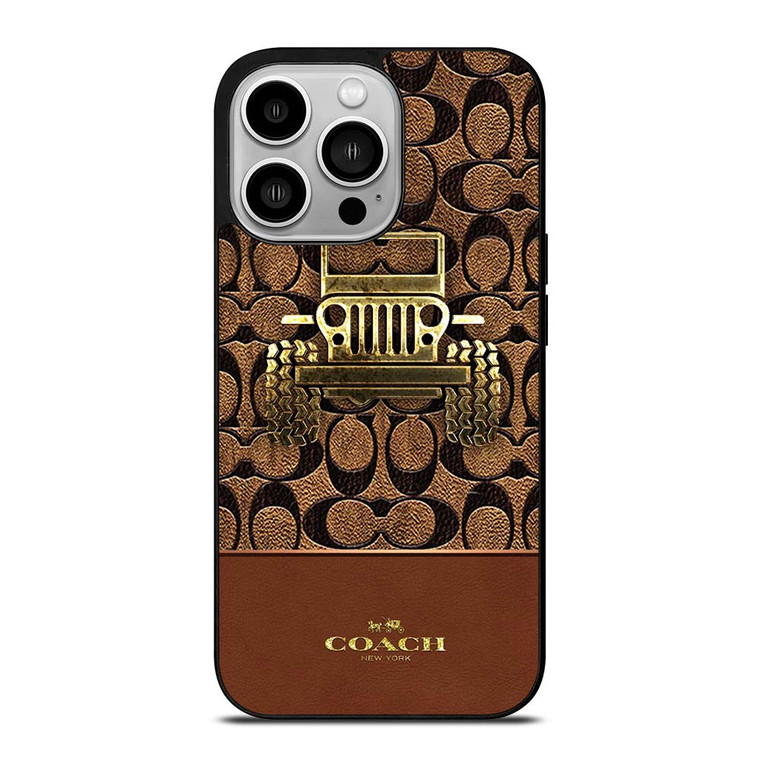 COACH NEW YORK JEEP iPhone 14 Pro Case Cover