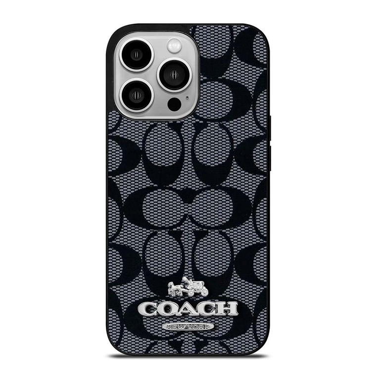 COACH NEW YORK PATTERN 2 iPhone 14 Pro Case Cover