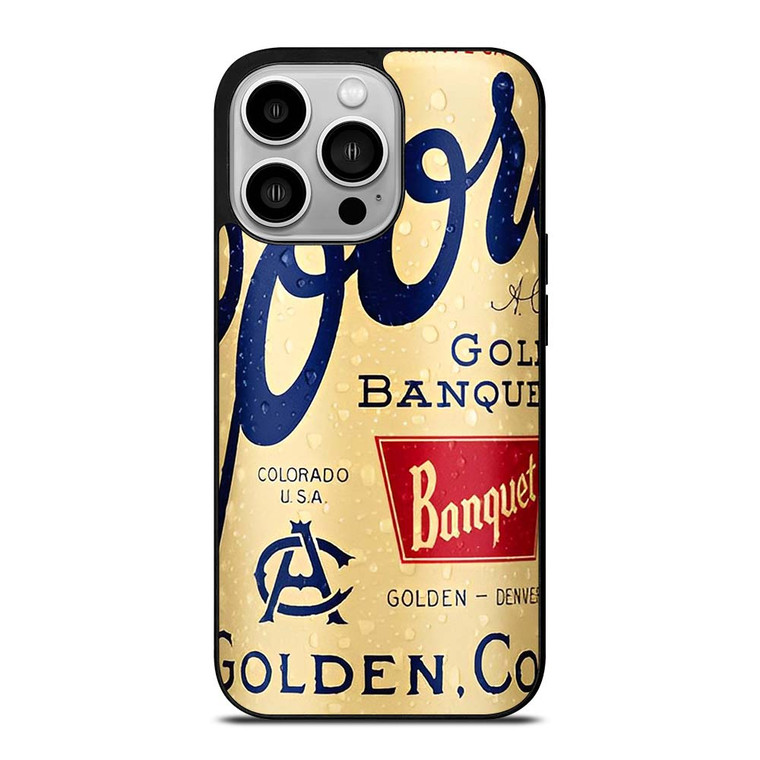 COORS GOLDEN BOTTLE iPhone 14 Pro Case Cover