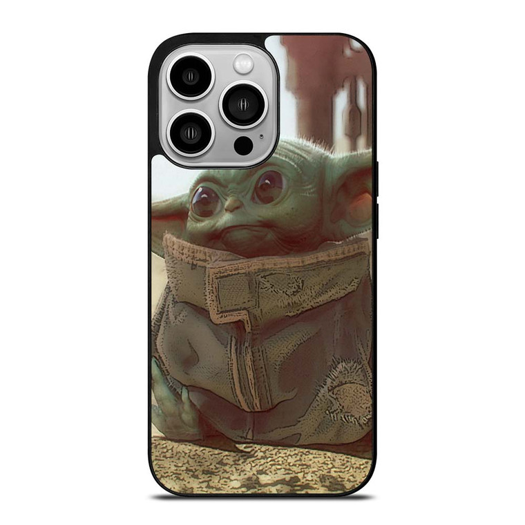 CUTE BABY YODA STAR WARS iPhone 14 Pro Case Cover
