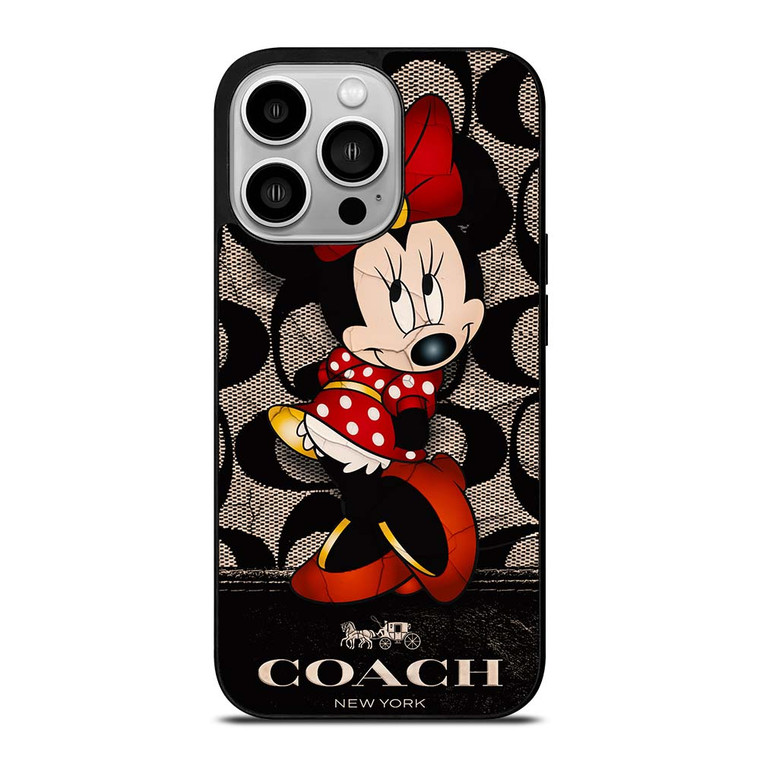 CUTE COACH MINNIE MOUSE iPhone 14 Pro Case Cover