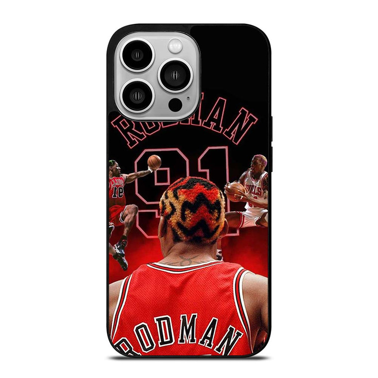 DENNIS RODMAN CHICAGO BULLS COOL iPhone 14 Pro Case Cover
