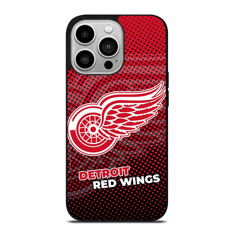 DETROIT RED WINGS HALFTONE EFFECT iPhone 14 Pro Case Cover