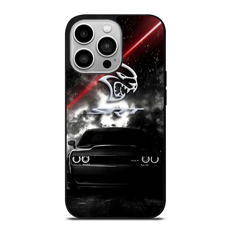 DODGE SRT BLACK CAR iPhone 14 Pro Case Cover
