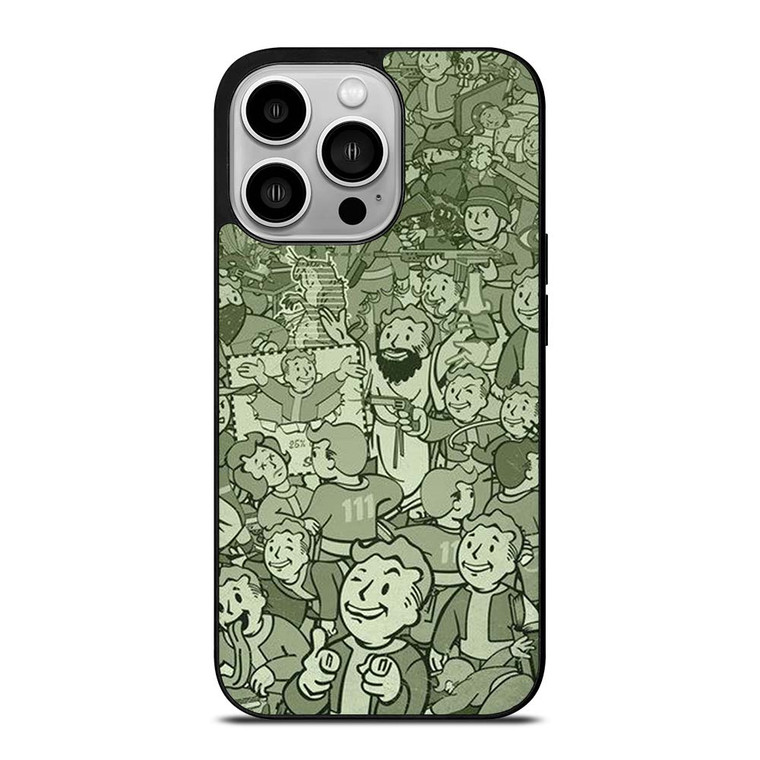 FALLOUT VAULT BOY ALL CHARACTER  iPhone 14 Pro Case Cover