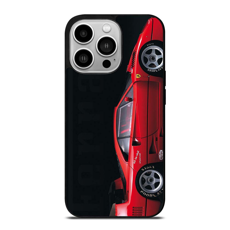 FERRARI F40 VINTAGE SUPERCAR iPhone 14 Pro Case Cover
