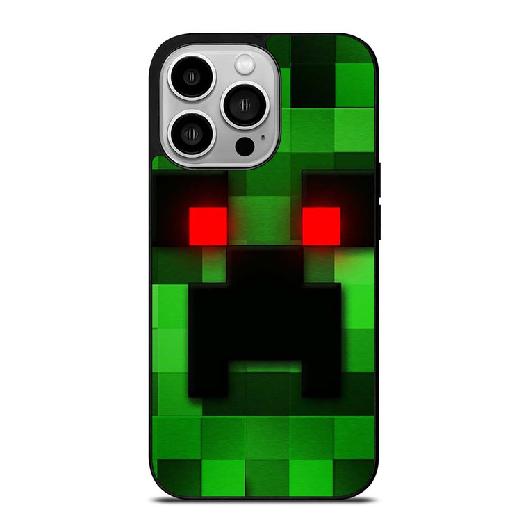 GAME MINECRAFT CREEPER iPhone 14 Pro Case Cover
