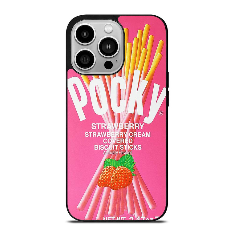 GLICO POCKY STRAWBERRY iPhone 14 Pro Case Cover