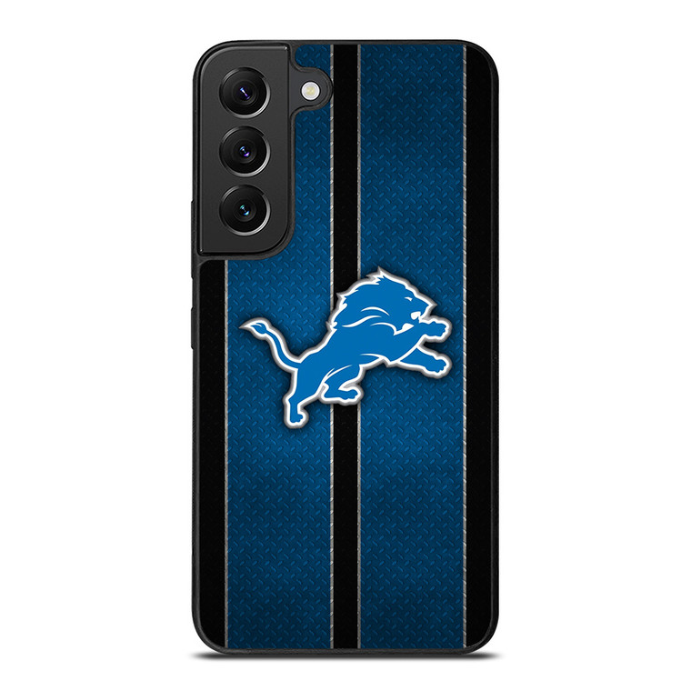 DETROIT LIONS NFL METAL STRIPE Samsung Galaxy S22 Plus Case Cover