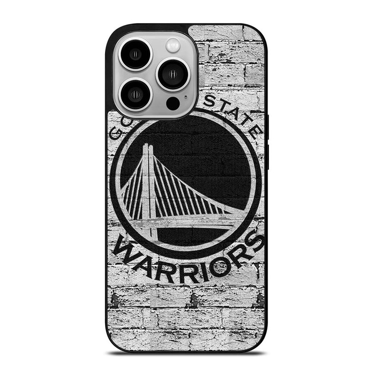 GOLDEN STATE WARRIORS WHITE BRICK iPhone 14 Pro Case Cover