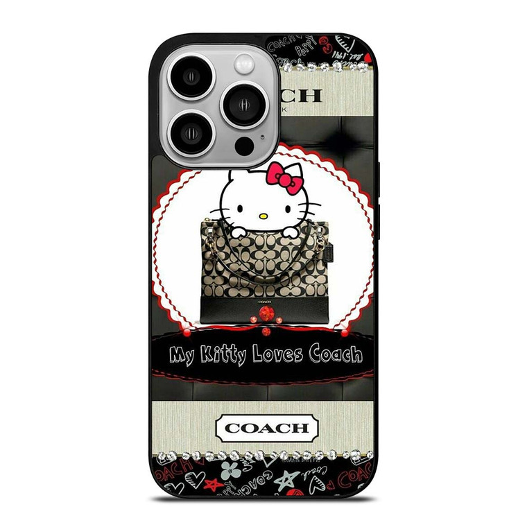 HELLO KITTY LOVES COACH iPhone 14 Pro Case Cover