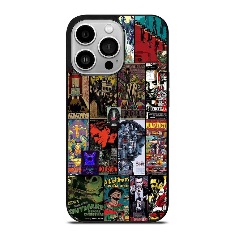 HORROR MOVIE COLLAGE iPhone 14 Pro Case Cover