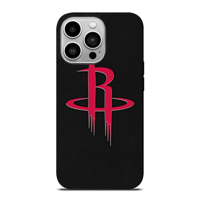 HOUSTON ROCKETS SUEDE LOGO iPhone 14 Pro Case Cover